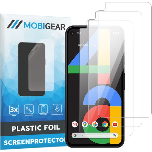 Mobigear Google Pixel 4a Skærmbeskytter Folie - Case Friendly (3-pak)