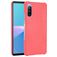 Mobigear Croco Sony Xperia 10 III Hardcase Etui plecki - Czerwony
