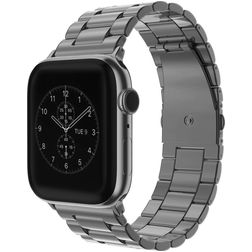 Mobigear Antwerp Acciaio inox Apple Watch Cinturino Chiusura a farfalla - 42/41/40/38 mm - Grigio