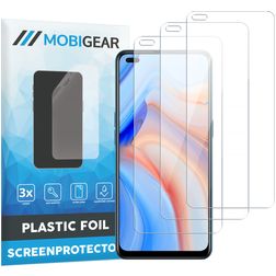 Mobigear OPPO Reno 4 5G Screen Protector Film - Case Friendly (3-Pack)