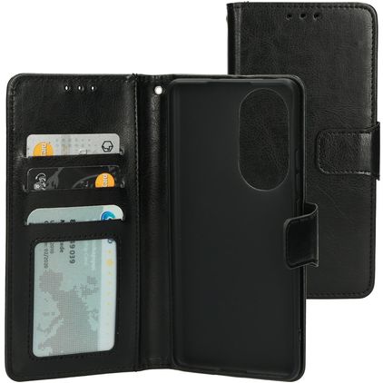 Mobiparts Classic Wallet OPPO Reno 10 Pro Pungetui med Seddelrum - Sort