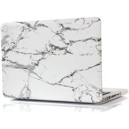 Mobigear Marble MacBook Pro 15 tum (2008-2012) Hårt MacBook-skal - Vit - Modell A1260 / A1286