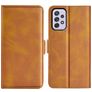 Mobigear Slim Magnet Samsung Galaxy A73 Wallet case - Cognac
