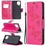 Mobigear Butterfly Samsung Galaxy A12 Capa livro Carteira - Magenta