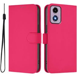 Mobigear Urban Wallet Motorola Moto E14 Funda tipo libro Cartera - Rose Red