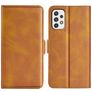 Mobigear Slim Magnet Samsung Galaxy A23 Pungetui med Seddelrum - Cognac