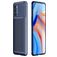 Mobigear Racing OPPO Reno 4 TPU flexível Capa traseira - Azul