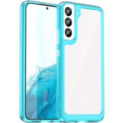 Mobigear Crystal Samsung Galaxy S23 Hardcase Back cover - Trasparente / Turchese