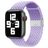 Mobigear Braided Nylon Apple Watch Strap Clamp closure - 49/46/45/44 mm - Lavender