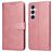 Mobigear Wallet Samsung Galaxy A36 Plånboksfodral med sedelfack - Roséguld