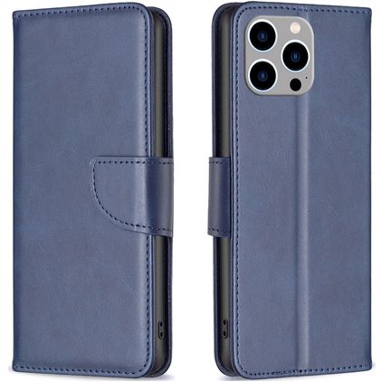 Mobigear Excellent iPhone 15 Pro Max Capa livro Carteira - Azul