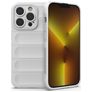 Mobigear Bumpy iPhone 14 Pro TPU flexible Carcasa - Blanco