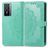 Mobigear Mandala Vivo Y76 Cover a libro portafoglio - Verde
