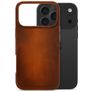 Mobilize Premium iPhone 17 Pro MagSafe Genuine Leather Back cover - Burned Cognac