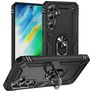 Mobigear Armor ring Samsung Galaxy S24 FE Plástico rígido Capa traseira Antichoque com anel - Preto