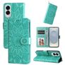Mobigear Sunflower Samsung Galaxy S25 Edge Cover a libro portafoglio - Verde