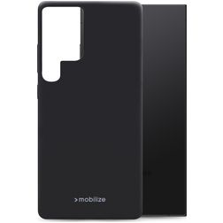 Mobilize Rubber Gelly Samsung Galaxy S24 Ultra TPU flexible Carcasa - Matt Black