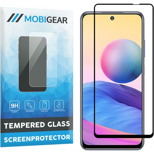 Mobigear Premium Xiaomi Redmi Note 10 5G Vidro temperado Película de ecrã - Compatível com capas - Preto