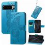 Mobigear Butterfly Google Pixel 8 Pro Wallet case - Blue