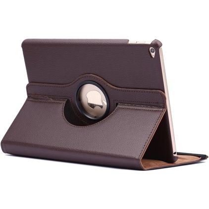 Mobigear DuoStand iPad Air 2 (2014) Roterande Plånboksfodral - Brun