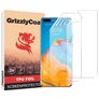 GrizzlyCoat Huawei P40 Pro Plus Hydrogel TPU Screen Protector - Case Friendly + Installation Frame (2-Pack)