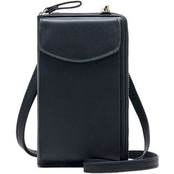 Antonio Fonzo Crossbody Mobilväska - Large - Charcoal Black