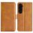 Mobigear Slim Magnet Samsung Galaxy S23 FE Funda tipo libro Cartera - Coñac