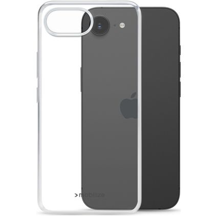 Mobilize Gelly Transparente iPhone 16e TPU flexível Capa traseira - Transparente