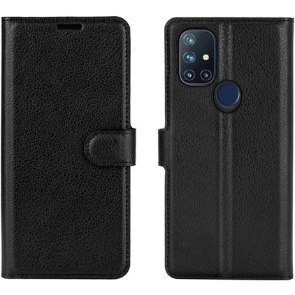 Mobigear Classic OnePlus Nord N10 5G Funda tipo libro Cartera - Negro