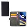 Mobilize Classic Gelly Wallet Motorola Moto G51 5G Lompakkokotelo + Setelitasku - Musta