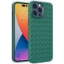 Mobigear Woven iPhone 14 Pro Max TPU flexível Capa traseira - Verde