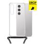 My Style Loop Transparent Samsung Galaxy S24 FE Flexibel TPU Skal med rem - Transparent
