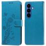 Mobigear Flowers Samsung Galaxy S26 Plus Funda tipo libro Cartera - Azul