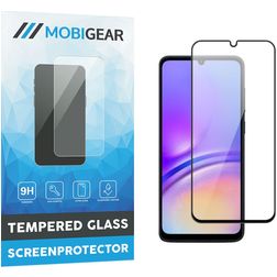 Mobigear Premium Samsung Galaxy A05 Tempered Glass Screen Protector - Case Friendly - Black