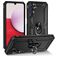 Mobigear Armor Ring Samsung Galaxy A14 Plástico rígido Capa traseira Antichoque com anel - Preto