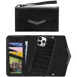 Mobilize Elegant Magnet iPhone 13 Pro Max Case Detachable 2-in-1 Clutch - Black Croco