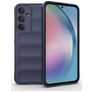 Mobigear Bumpy Samsung Galaxy A55 TPU flexible Carcasa - Azul oscuro