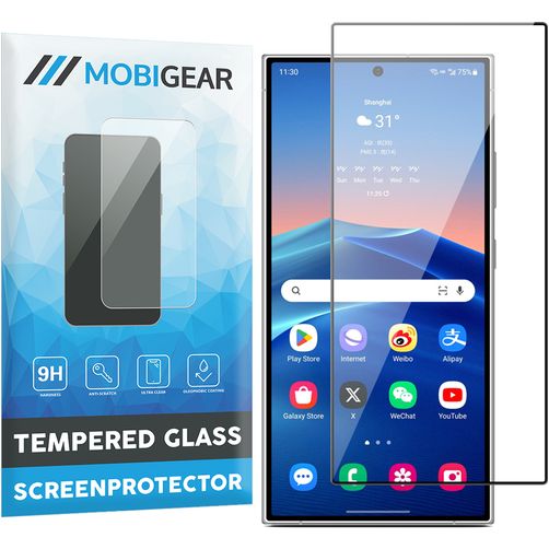 Mobigear Premium Samsung Galaxy S24 Ultra Tvrzené sklo Ochrana displeje - kompatibilní s pouzdry