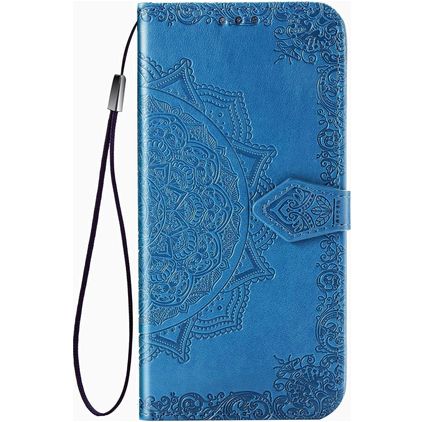 Mobigear Mandala Motorola One Fusion Plus Etui z klapką typu portfel - Niebieski