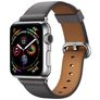 Mobigear Roma Aito nahka Apple Watch Ranneke Solki - 49/46/45/44 mm - Harmaa