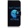 Mobigear Design Samsung Galaxy A21 Wallet case - Do Not Touch