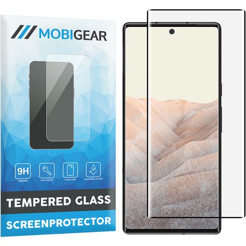 Mobigear Premium Google Pixel 6 Pro Tempered Glass Screen Protector - Case Friendly - Black