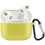 Mobigear Classic Apple AirPods 3 Fodral Flexibel Silikon - Gul