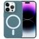 Mobigear Rubber Touch iPhone 15 Pro Max Silikoni MagSafe Suojakuori - Vihreä