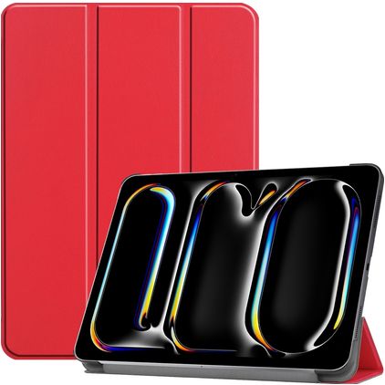 Mobigear Tri-Fold iPad Pro 13 Inch (2025) Wallet case - Red
