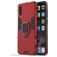 Mobigear Armor Ring Samsung Galaxy A50 Funda Plástico rígido Carcasa Antigolpes con anillo - Rojo
