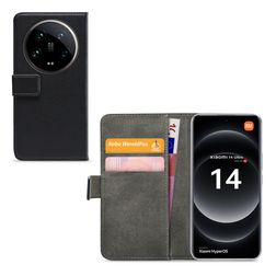 Mobilize Classic Gelly Wallet Xiaomi 14 Ultra Knížkové pouzdro Peněženka - Černá