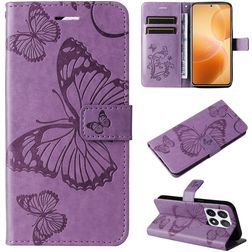 Mobigear Butterfly Xiaomi 14T Pro Lompakkokotelo + Setelitasku - Violetti