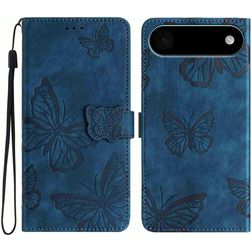 Mobigear Butterfly iPhone Air Pungetui med Seddelrum - Blå