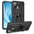 Mobigear Armor Ring Xiaomi Mi 11 Lite Hard Case Back cover Shockproof with Ring Holder - Black
